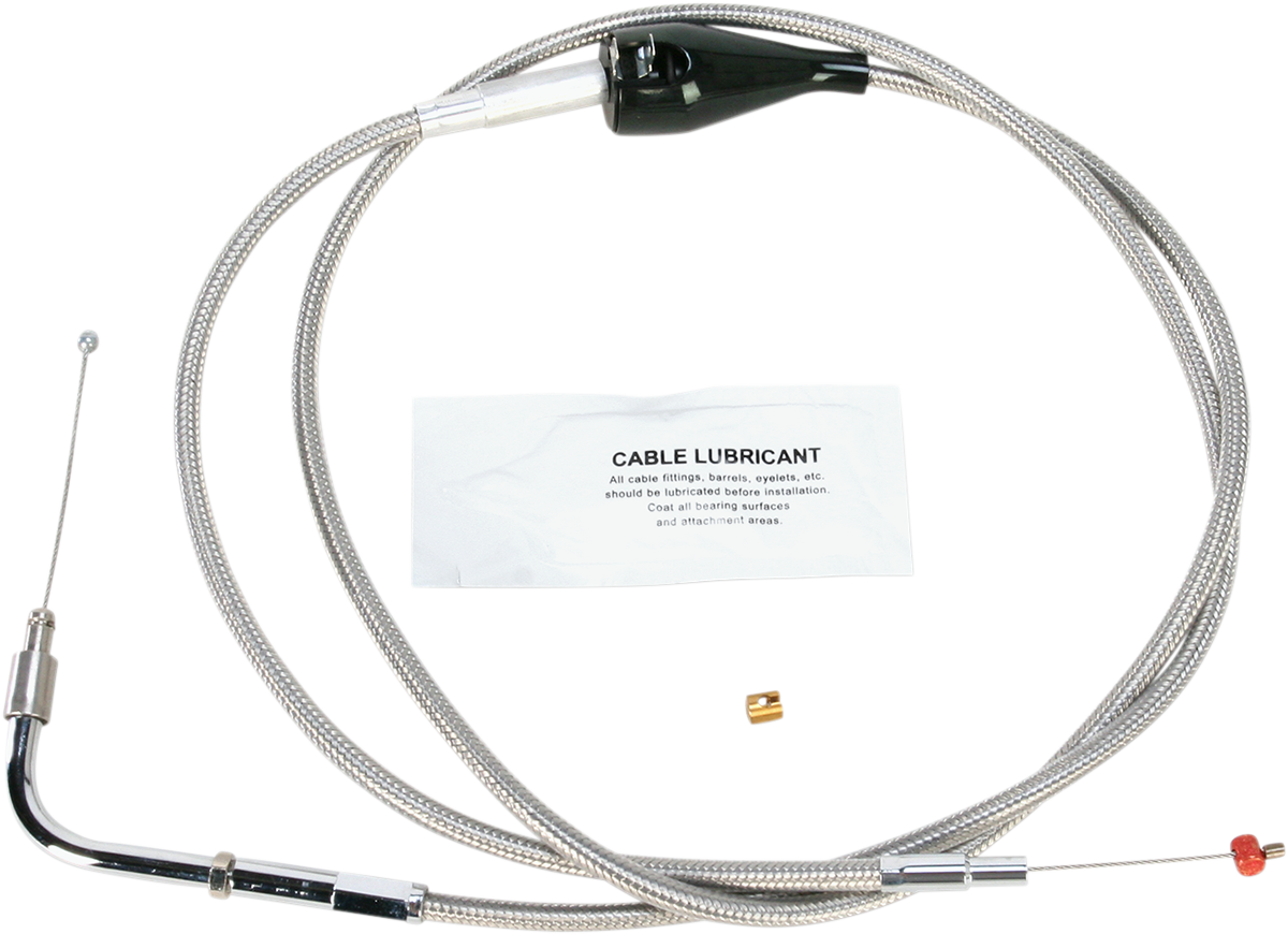 BARNETT Idle Cable - Cruise - +8" - Stainless Steel 102-30-41004-8