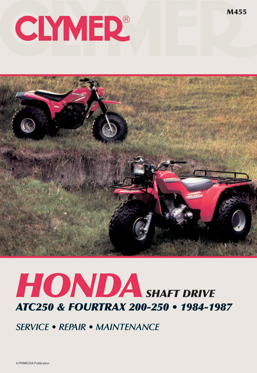 CLYMER Manual - Honda ATC/Fourtrax 2/250 CM455
