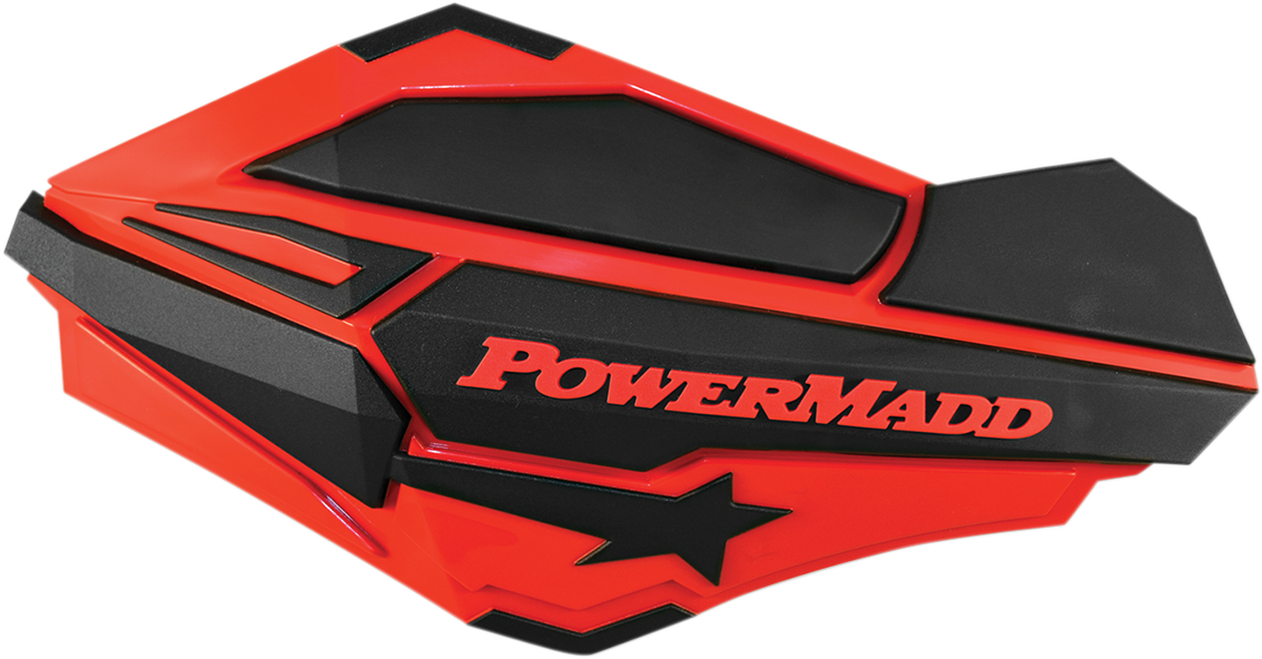 POWERMADD Handprotektoren - Polaris Rot/Schwarz 34402 