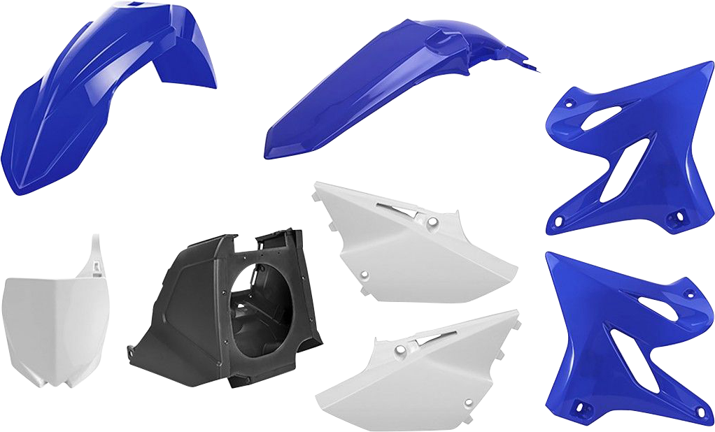 Kit de carrocería rediseñado POLISPORT - Azul/Blanco/Negro - YZ 125/250 90716 