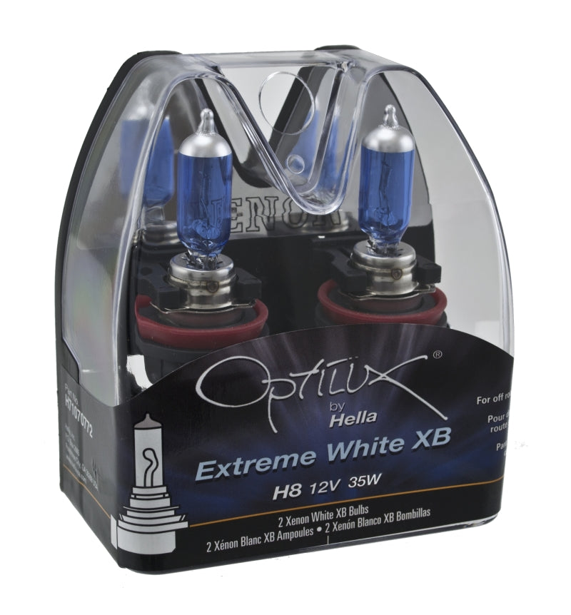 Hella Optilux H8 12V/35W XB Xenon White Bulb (pair) LAH71071372