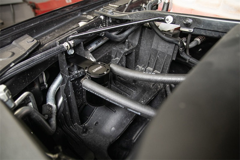Corsa 21-22 Dodge Ram TRX Crew Cab Aluminum Oil Catch Can w/Mounting Bracket
