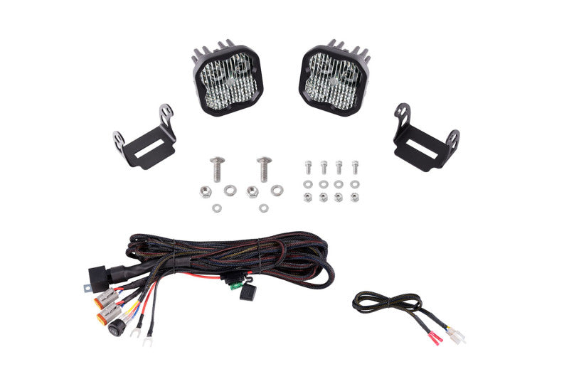 Diode Dynamics 2021 Ford Bronco SS3 LED Ditch Light Kit - Pro White Combo DD7186