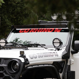 Go Rhino Universal Blackout Combo Series 50in Double Row LED Light Bar w/ Amber Lighting - Black 754805012CDS