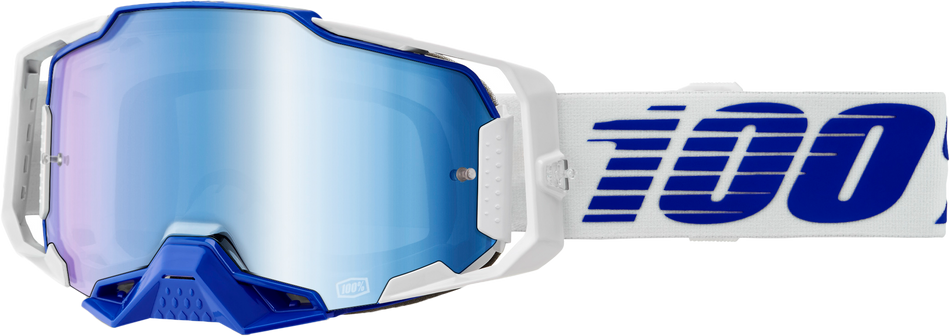 100% Armega Goggle Blue Mirror Blue Lens 50005-00031