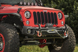 Rugged Ridge 07-18 Jeep Wrangler JK Arcus Front Bumper Set w/Tray & Hooks 11549.11