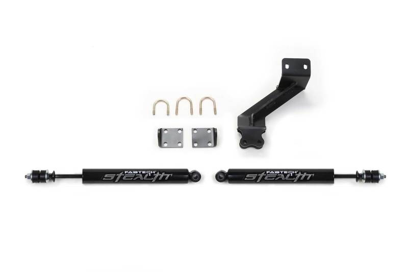 Fabtech 14-18 Ram 2500 & 13-18 Ram 3500 HD Dual Stealth Steering Stabilizer Kit FTS8047