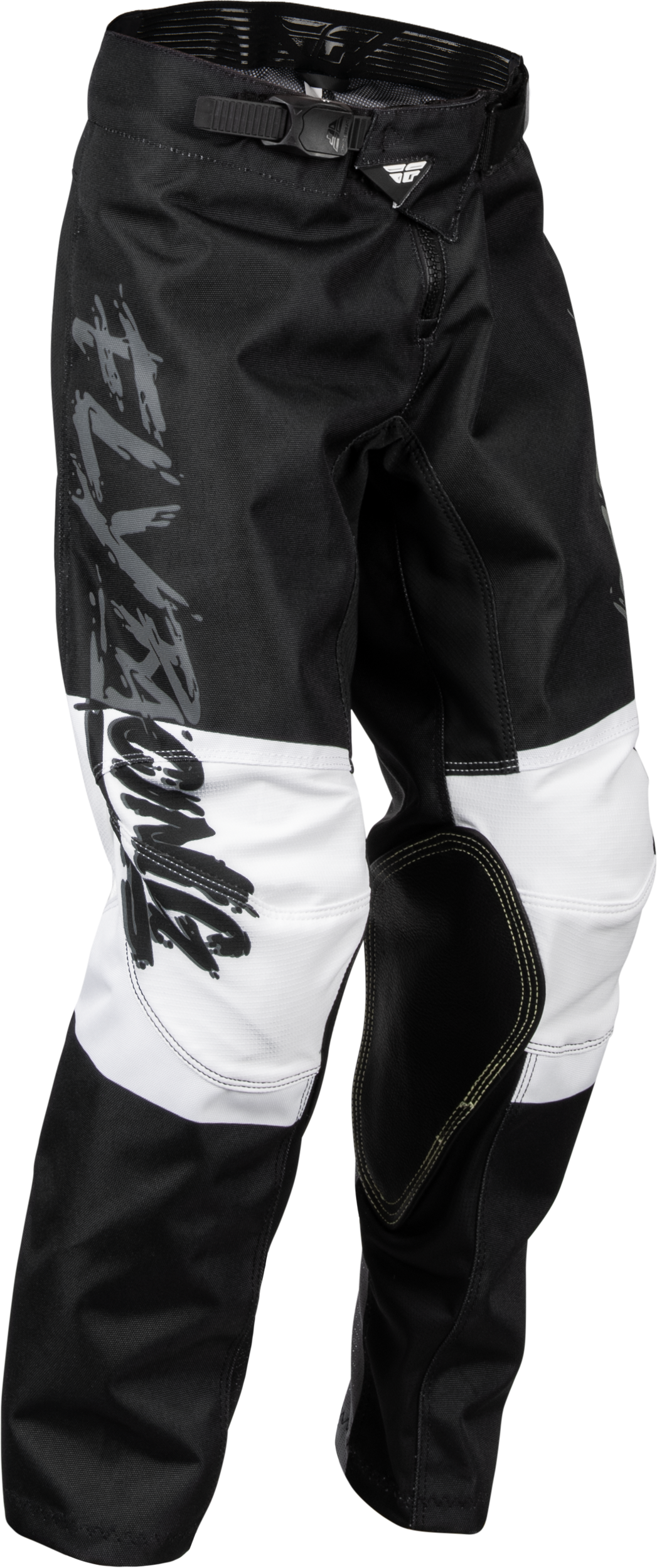 FLY RACING Youth Kinetic Khaos Pants Grey/Black/White Sz 18 376-43118