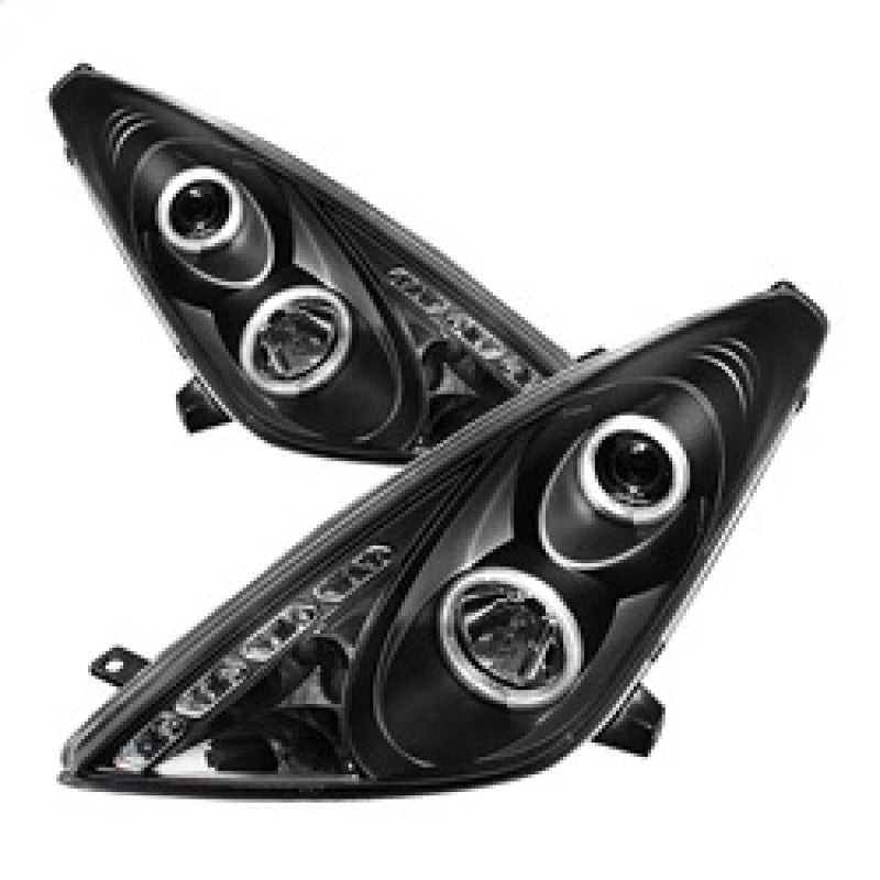 Spyder Toyota Celica 00-05 Projector Headlights LED Halo DRL Blk High H1 Low H1 PRO-YD-TCEL00-LED-BK 5011848