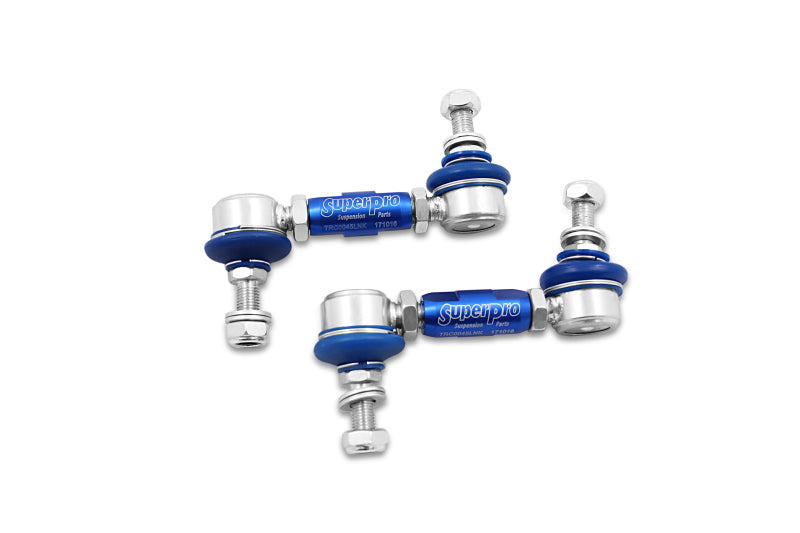 SuperPro 2004 Lexus RX330 0 Rear HD Adjustable End Link Set (10mm Studs 100mm-120mm Length) TRC1045