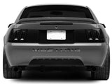 Raxiom 99-04 Ford Mustang Excluding 99-01 Cobra Icon LED Tail Lights- Black Housing (Smoked Lens) 100807