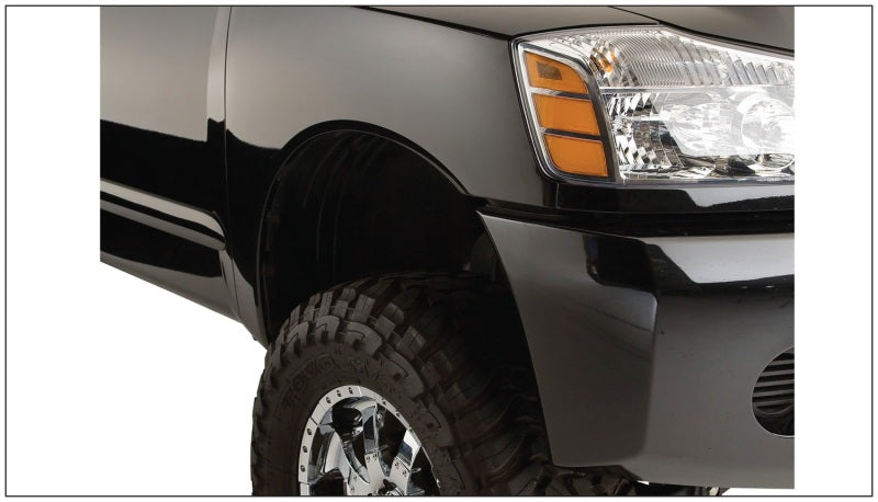 Bushwacker 04-15 Nissan Titan Pocket Style Flares 4pc 67.1/78.9/84/96in - Black 70907-02