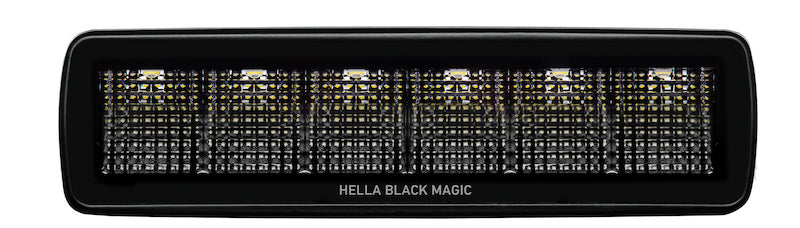 Hella Universal Black Magic 6 L.E.D. Mini Light Bar - Flood Beam LA358176201