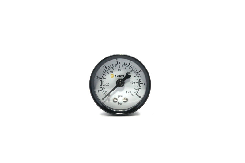 Fuelab 1.5in Fuel Pressure Gauge - EFI - Range 0-120 PSI (Dual Bar/PSI Scale) 71511