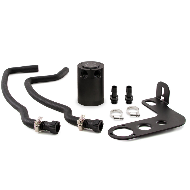 Mishimoto 10-15 Chevrolet Camaro SS Baffled Oil Catch Can Kit - Black MMBCC-CSS-10PBE