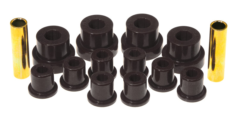 Prothane 76-86 Jeep CJ5/CJ7 Front Spring & Shackle Bushings - Black 1-1002-BL