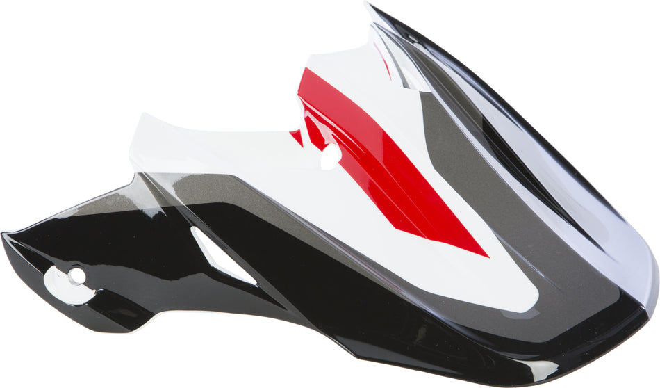 FLY RACING F2 Carbon Pure Helmet Visor White/Black/Grey 73-4650