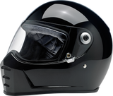 BILTWELL Lane Splitter Helmet - Gloss Black - XS 1004-101-101