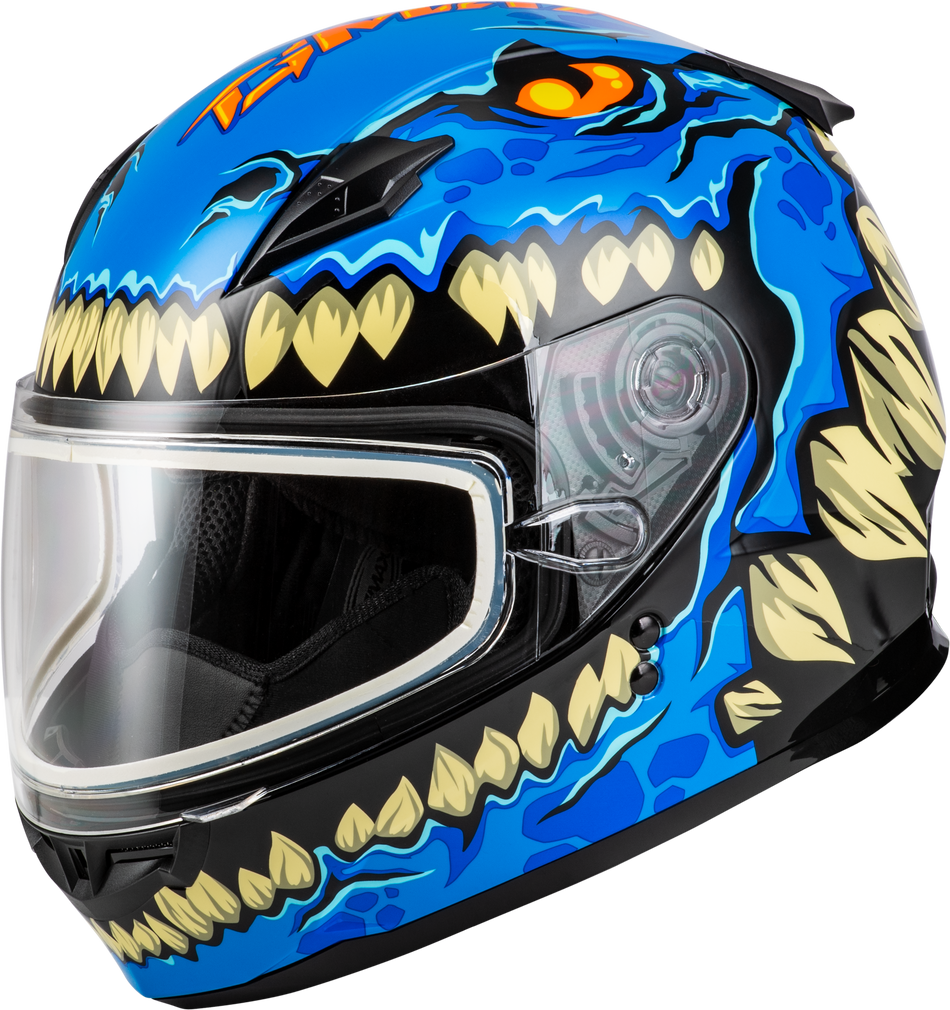 GMAX Youth Gm-49y Drax Snow Helmet Blue Ym F2499041