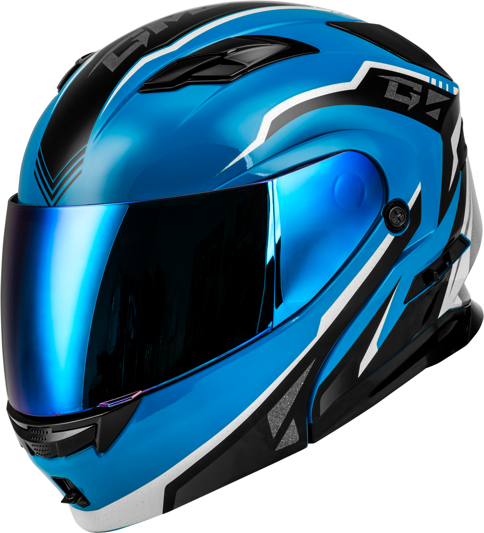 GMAX Md-01 Volta Helmet Blue/Black Metallic Lg M10138976
