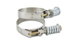 Vibrant SS T-Bolt Clamps Pack of 2 Size Range: 2.94in to 3.24in OD For use w/ 2.75in ID Coupling 27827