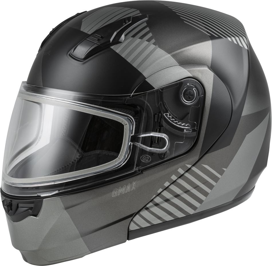 GMAX Md-04s Modular Reserve Snow Helmet Matte Dark Sil/Black Md M2043575