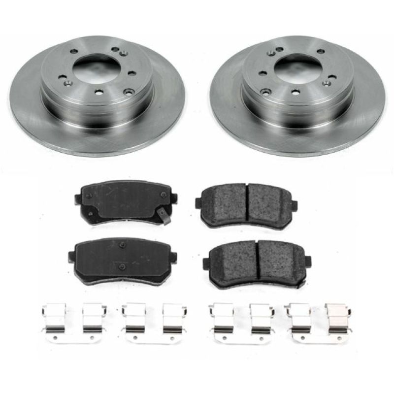 Power Stop 16-19 Hyundai Sonata Rear Autospecialty Brake Kit KOE7505