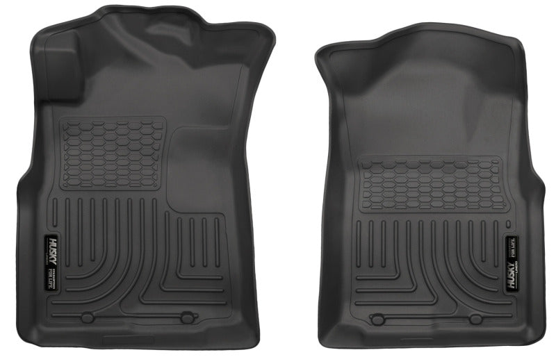 Husky Liners 05-15 Toyota Tacoma Crew/Extended/Standard Cab WeatherBeater Front Black Floor Liners 13941