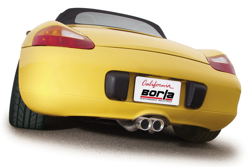 Borla 00-04 Porsche Boxster 3.2L 6cyl MT SS Catback Exhaust 140115