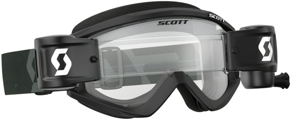 SCOTT Recoil Xi Wfs Goggle Black/White W/Clear Lens 262597-1007113