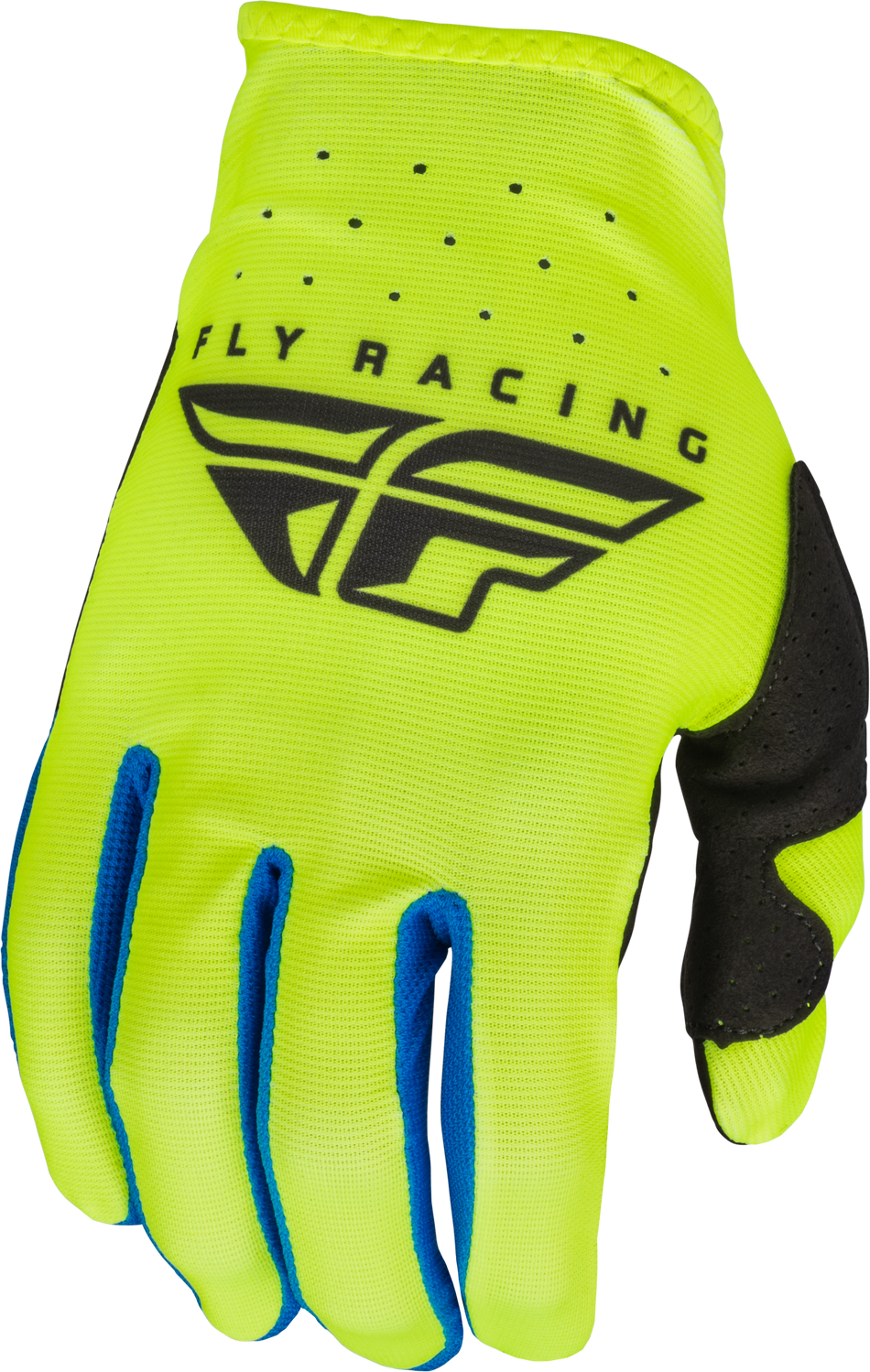 FLY RACING Youth Lite Gloves Hi-Vis/Black Yl 376-712YL
