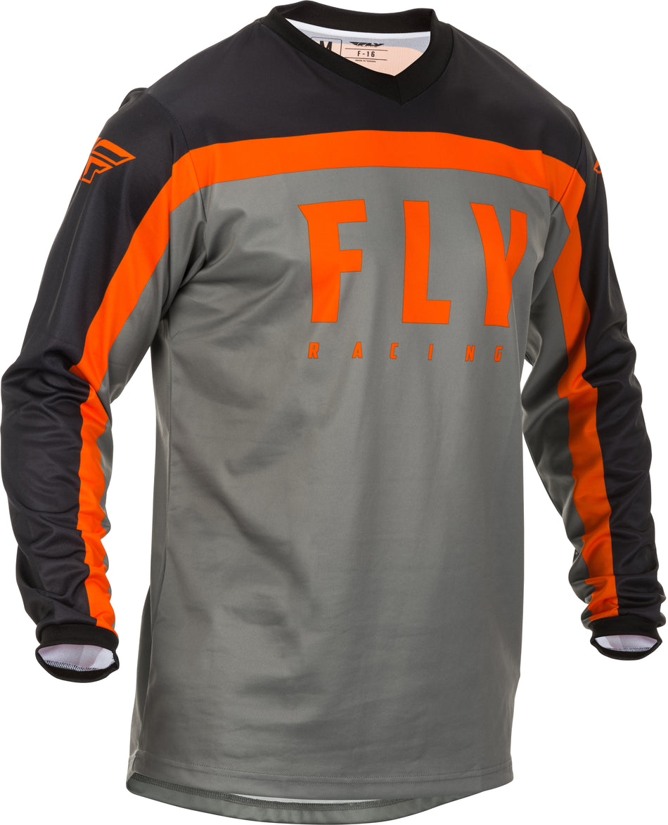 FLY RACING F-16 Jersey Grey/Black/Orange 2x 373-9252X