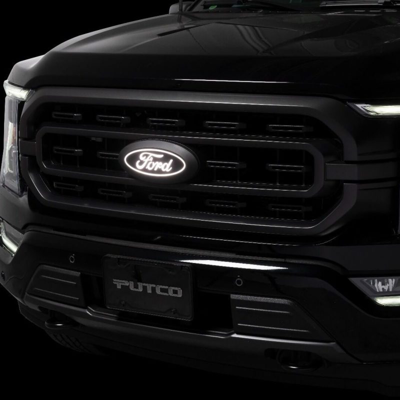 Putco 23-24 Ford Super Duty Front Luminix Ford Led Grille Emblems 92803