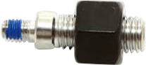 HIGHSIDER Adapter - Mirror - Thread - Black 304-062