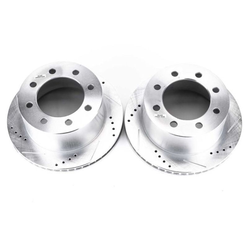 Power Stop 00-02 Dodge Ram 2500 Rear Evolution Drilled & Slotted Rotors - Pair AR8753XPR