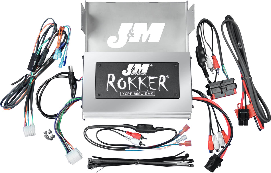 J&MRokker P800w 4-Ch Amp Kit 06-13 FlhxJAMP-800HC06-SGP