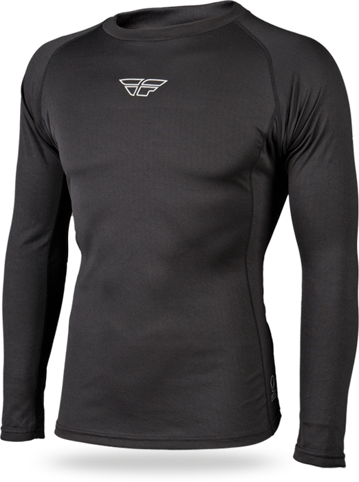 FLY RACING Base Layer L/S Heavy Top Black Xs 354-6084XS