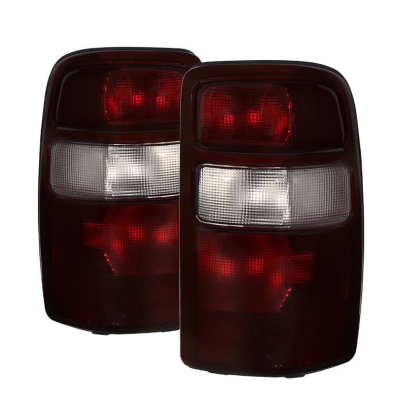 Xtune GMC Yukon 00-06 OEM Style Tail Lights w/ Black Rim Red Smoked ALT-JH-CSUB00-OE-RSM 9028809