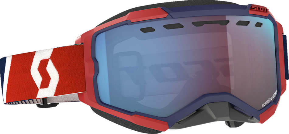 Gafas de nieve SCOTT Fury - Rojo/Azul - Enhancer Blue Chrome 278605-1228347 