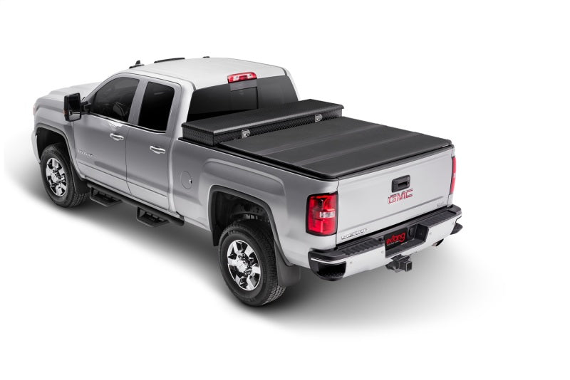 Extang 17-23 Ford F-250/F-350 Super Duty Long Bed (8ft) Solid Fold 2.0 Toolbox 84488