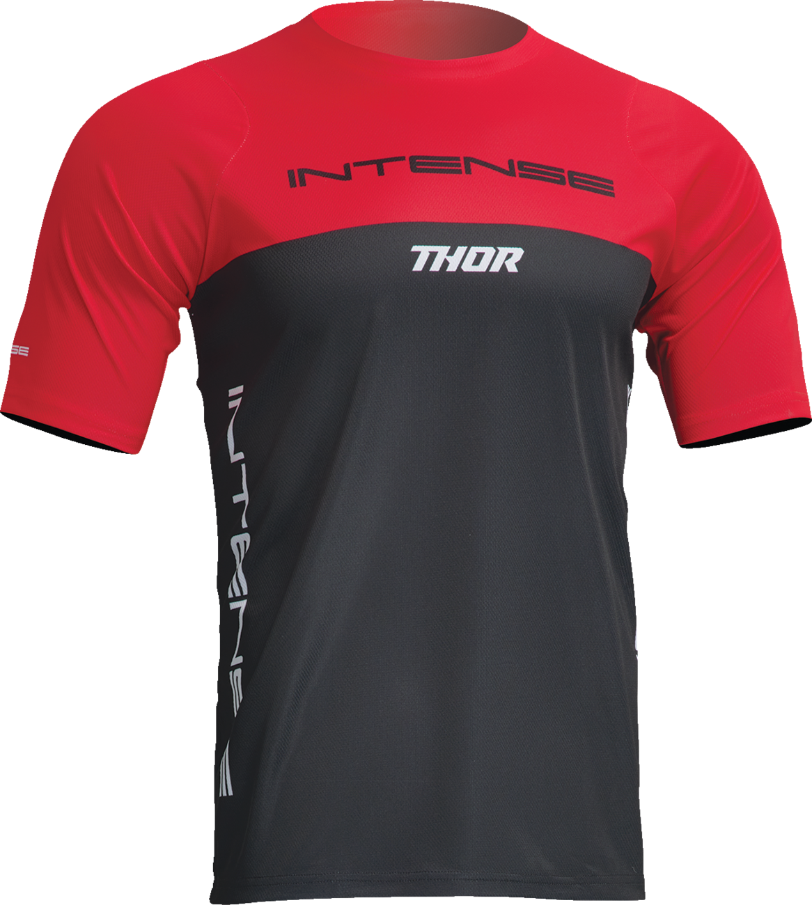 THOR Intense Assist Censis Jersey - Short-Sleeve - Red/Black - Large 5020-0207