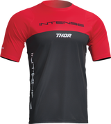 THOR Intense Assist Censis Jersey - Short-Sleeve - Red/Black - Large 5020-0207