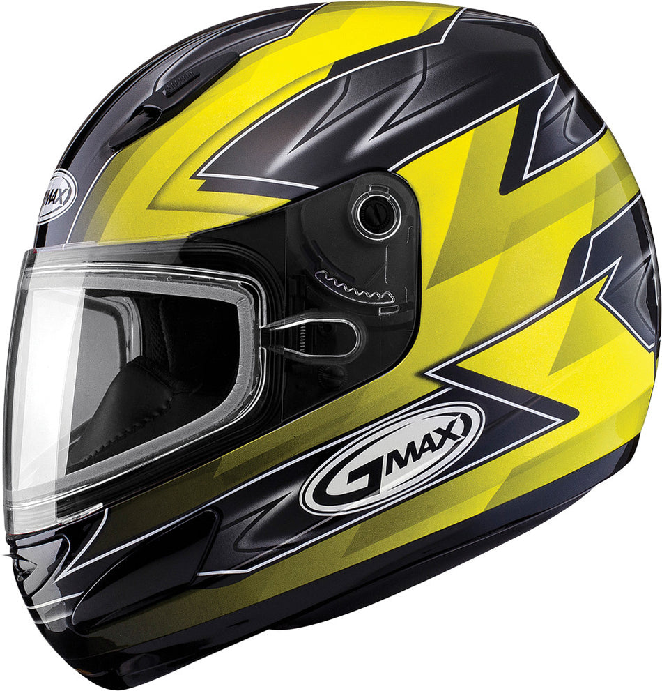 GMAX Gm-48s Helmet Razor Yellow/Black/Silver S G6481334 TC-4