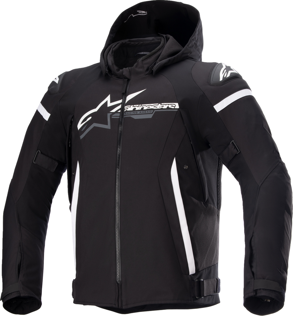 ALPINESTARS Zaca Waterproof Jacket - Black/White - XL 3206423-12-XL