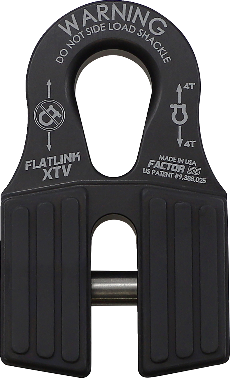 FACTOR 55 FlatLink XTV Winch Shackle Mount - Black 00070-04