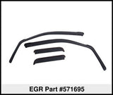 EGR 2019 Chevy 1500 Crew Cab In-Channel Window Visors - Matte 571695