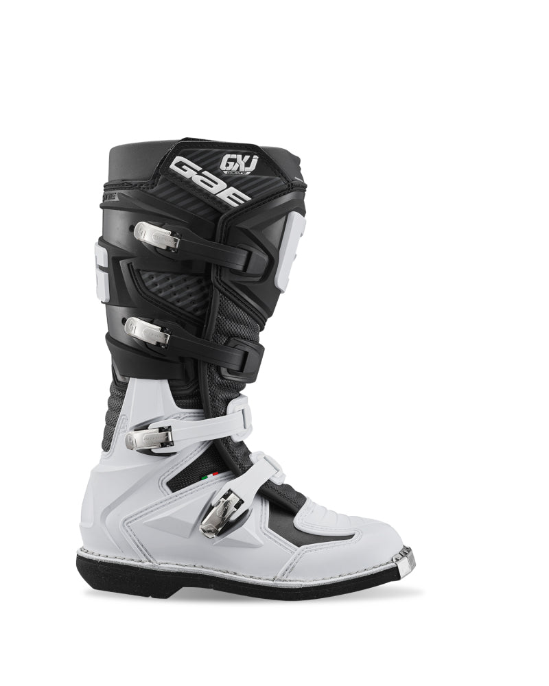 Gaerne GXJ Boot Black/White Size - Youth 1