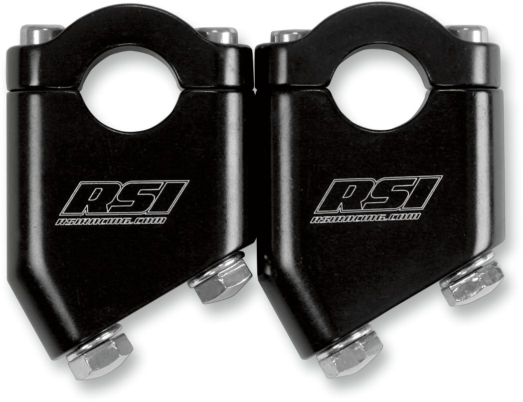 RACE SHOP INC. Risers - Angled - 40 - 4" - Black AR-4B-30