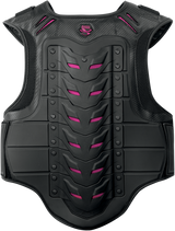 Chaleco ICON Field Armor Stryker para mujer - Negro/Rosa - L/XL 2701-0514 