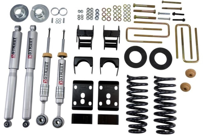 Belltech Lowering Kit 09-13 Ford F150 Ext Cab Short Bed 2WD 2in or 3in F/4in Rear w/ Shocks 981SP